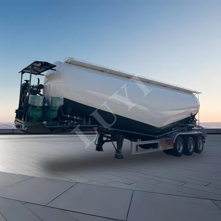 Polpriklopnik s cisterno za prah s 3-osi 45m³|Zanesljiv prevoz za infrastrukturne projekte