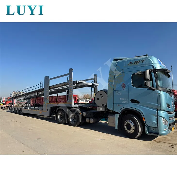 Postopek galvanizacije, ki prevaža 8 polpriklopnikov za prevoz avtomobilov