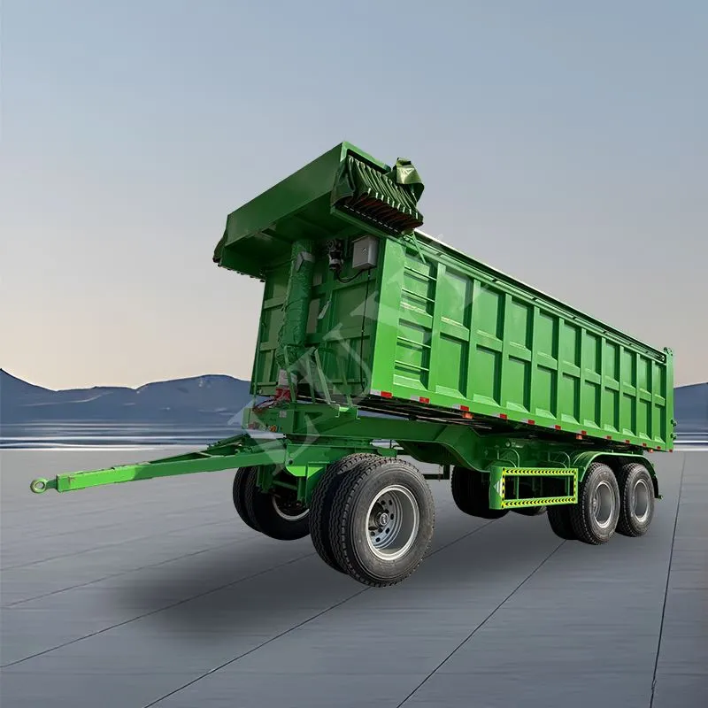 Dva - osi pravokotna 30/50 kubična zadaj raztovarjanje semina - prikolica